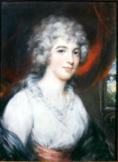Dama sentada en una cámara gótica de John Russell