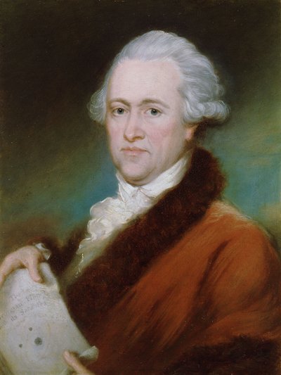 Sir William Herschel (1738-1822), c.1795 (óleo sobre tabla) de John Russell