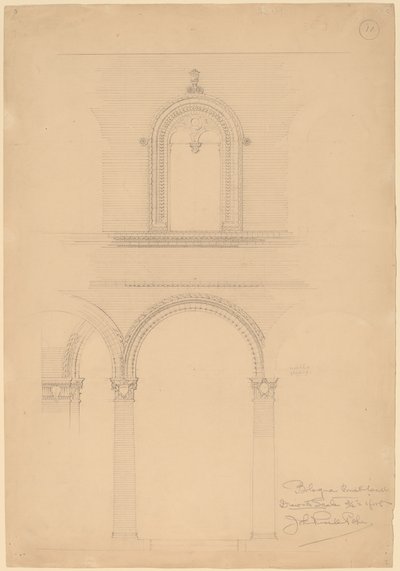 Muro de ladrillo de Bolonia de John Russell Pope