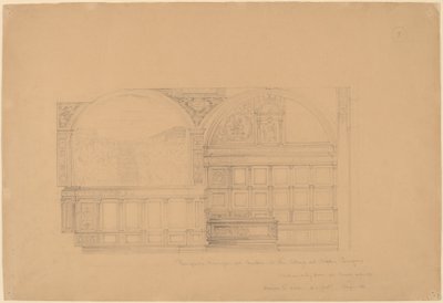La Udienza del Cambio de Perugino en el Collegio del Cambio, Perugia de John Russell Pope