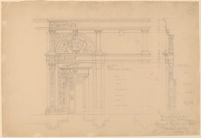 Catedral de Siena, Entrada a la Biblioteca de John Russell Pope