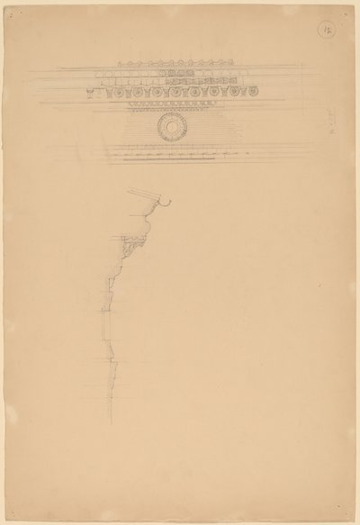 Estudio de molduras de John Russell Pope