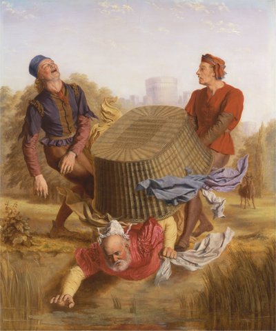 Buck Washing en Datchet Mead de "Las alegres comadres de Windsor", III, v de John S. Clifton
