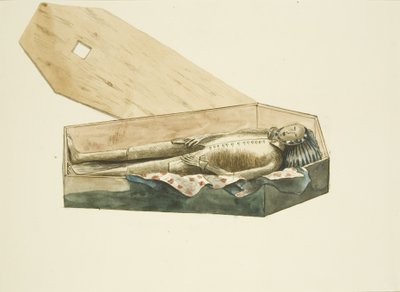 El Sr. Yeomans en su desentierro de John S. Miller