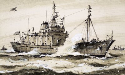 Una fragata británica patrulla el Mar del Norte de John S. Smith