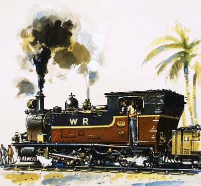 Locomotora cisterna de la clase WT de vía estrecha construida por Bagnall en los Ferrocarriles Occidentales. de John S. Smith