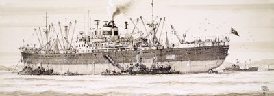 Arrastreros rusos rodean un buque factoría de John S. Smith
