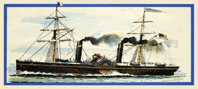 El vapor de ruedas estadounidense Vanderbilt de John S. Smith