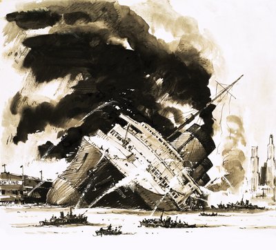 Los Grandes Vapores: El barco que murió en el muelle. El Normandie de John S. Smith
