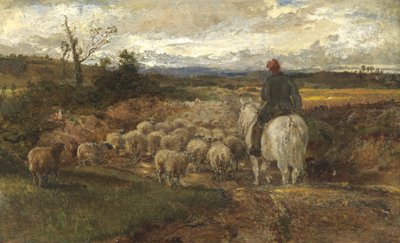 Un Camino en Sussex, 1872 de John Samuel Raven