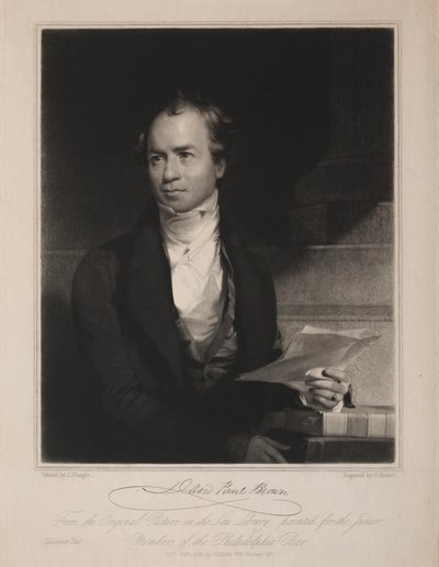 David Paul Brown de John Sartain