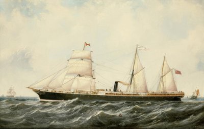 John Scott, barco de vapor Arratoon Apcar, 1873 de John Scott
