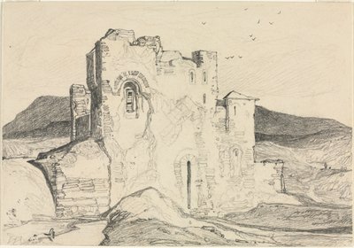 Un castillo en Normandía de John Sell Cotman
