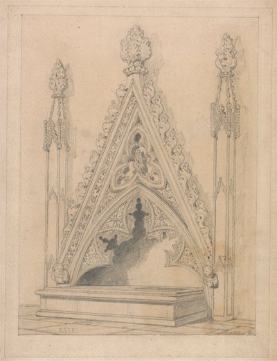Monumento en la iglesia de Raveningham, Norfolk de John Sell Cotman