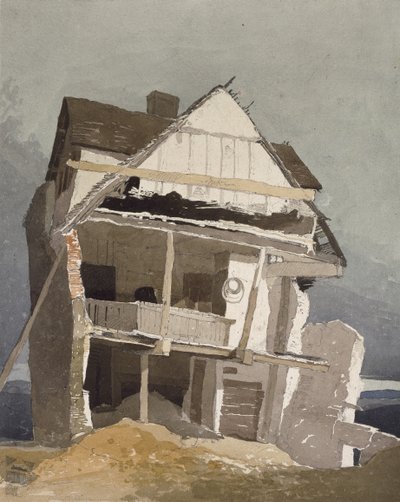Una casa en ruinas, siglo XIX de John Sell Cotman