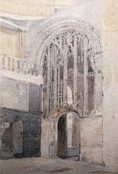 Una pantalla, Catedral de Norwich de John Sell Cotman