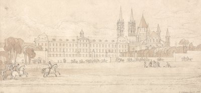 Abbaye Aux Hommes, Caen de John Sell Cotman