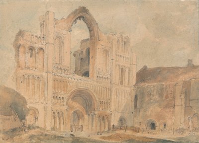 Priorato de Castle Acre, Norfolk, fachada oeste de John Sell Cotman