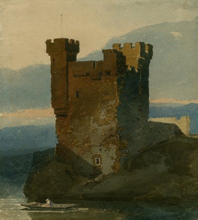 Castillo junto al Agua de John Sell Cotman