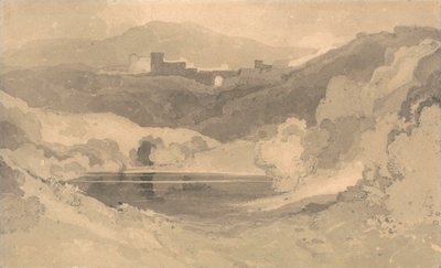 Castillo en un paisaje de John Sell Cotman