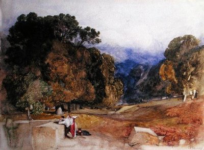 Figuras en un Parque de John Sell Cotman