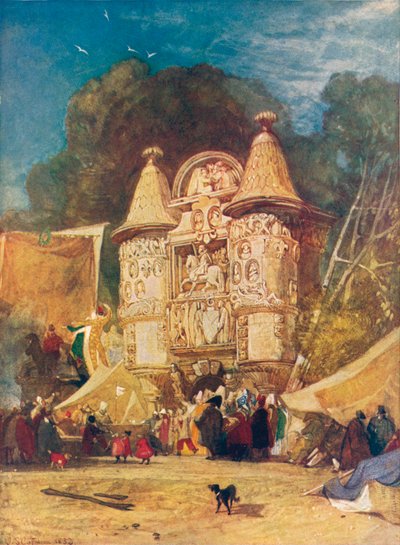 Puerta de la Abadía Aumale, Normandía, 1832 de John Sell Cotman