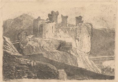 Castillo de Harlech de John Sell Cotman