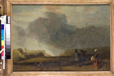 Paisaje en Normandía (óleo sobre lienzo) de John Sell Cotman