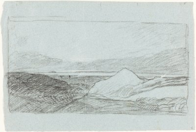 Paisaje con Colinas y Agua de John Sell Cotman