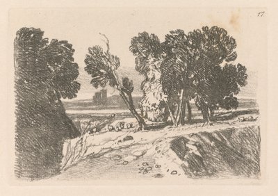 Libro de estudios: lámina 17, un estudio de John Sell Cotman
