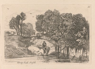 Liber Studiorum: Placa 20, Felbrigg Heath, Norfolk, 1838 de John Sell Cotman