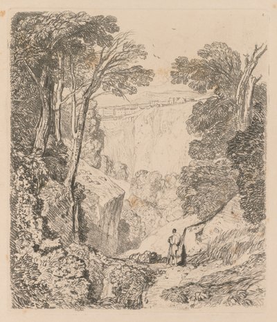 Liber Studiorum: Placa 2, Vista de Clifton, 1838 de John Sell Cotman