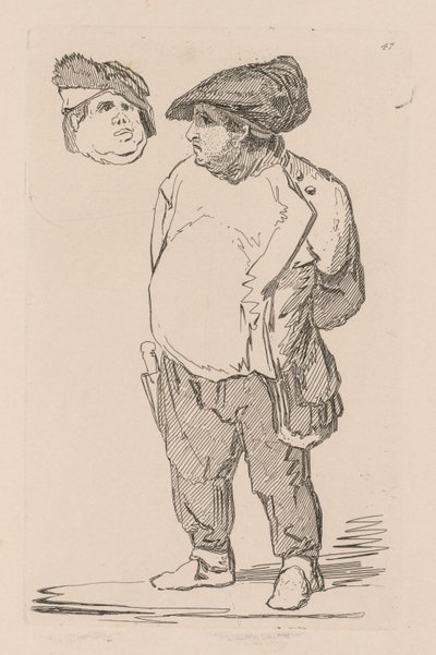 Libro de Estudios: Lámina 47, Un Estudio de John Sell Cotman