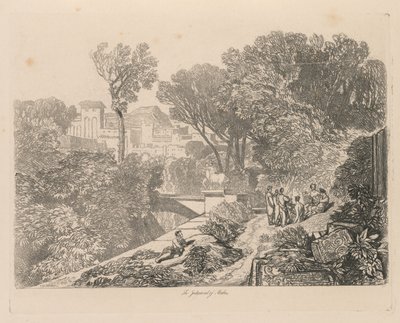 Liber Studiorum: Placa 6, El juicio de Midas, 1838 de John Sell Cotman
