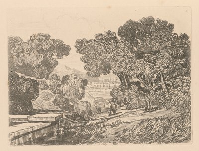 Liber Studiorum: Placa 9, Un Estudio, 1838 de John Sell Cotman