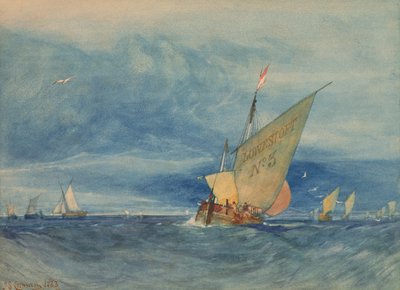 Fuera de Lowestoft: Brisa fresca de John Sell Cotman