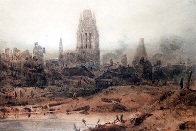 Santa María Redcliffe, Bristol de John Sell Cotman