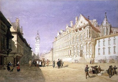El Ayuntamiento de Gante de John Sell Cotman