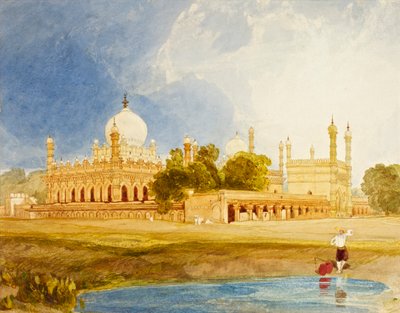 El Palacio de Hyder Ali Khan, Rajá de Mysore, c.1825 de John Sell Cotman