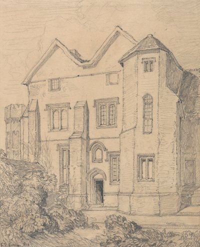 Rectoría de Upwell, Norfolk de John Sell Cotman