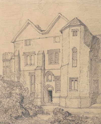 Rectoría de Upwell, Norfolk de John Sell Cotman