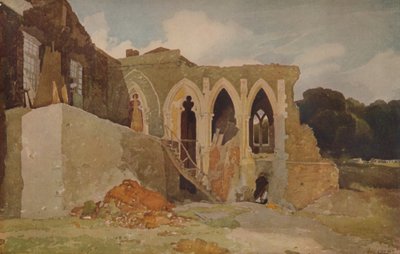 Abadía de Walsingham, 1923 de John Sell Cotman