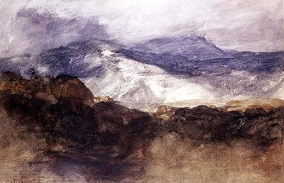 Montañas Galesas de John Sell Cotman