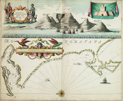 Carta de Guinea que describe la costa marítima desde Cabo de Verde hasta Cabo Bona Esperanca. de John Seller