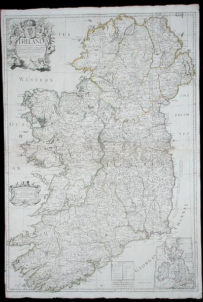 Mapa de Irlanda de John Senex