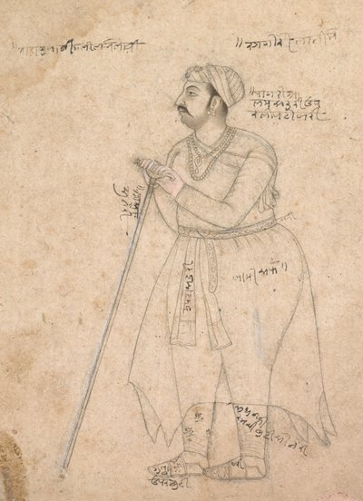 Portrait of Maharaja Rai Singh of Bikaner (reigned 1574-1612) de John Seymour