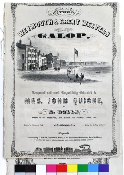 Weymouth and Great Western Galop, c1870 (litografía sobre papel) de John Sherren