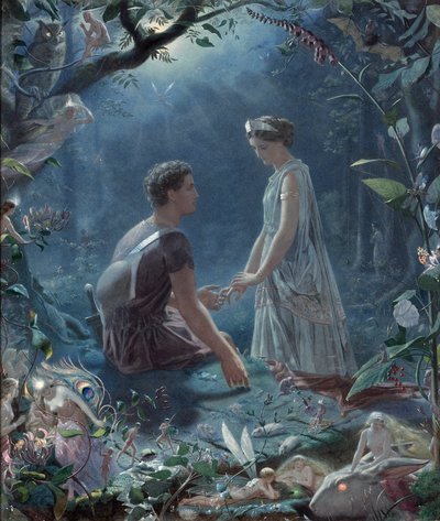 El Sueño de una noche de verano, Lisandro y Hermia de John Simmons