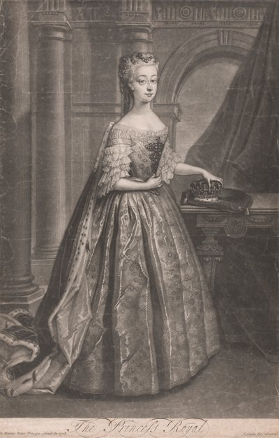 La Princesa Real (Princesa Ana, hija mayor de Jorge II) de John Simon