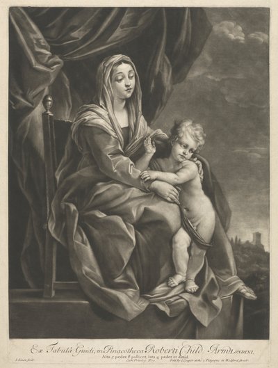 Virgen con el Niño de John Simon